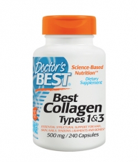 DOCTOR'S BEST Collagen Types 1 & 3 500mg. / 240 Tabs.
