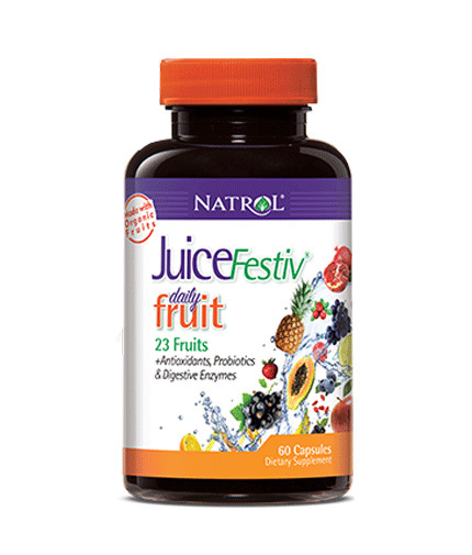 NATROL JuiceFestiv Daily Fruit / 120 Caps.