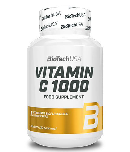 BIOTECH USA Vitamin C 1000mg. Bioflavonoids / 30 Tabs. 0.030