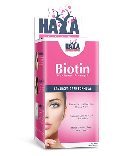 HAYA LABS Biotin Maximum Strength 10000 mcg / 100 Tabs