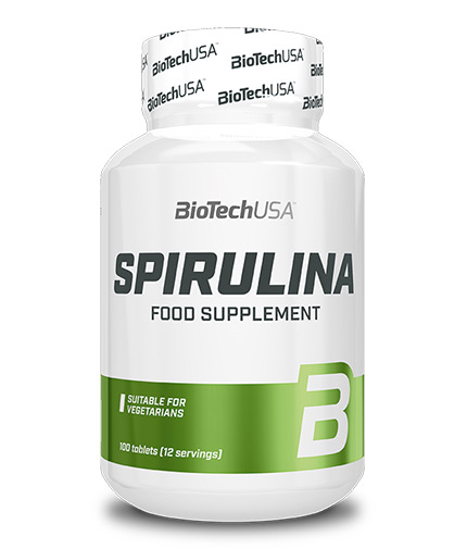 BIOTECH USA Spirulina 450mg. / 100 Tabs.