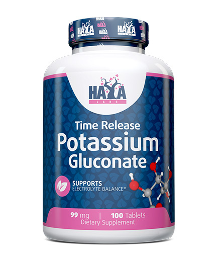 HAYA LABS Potassium Gluconate 99 mg / 100 Tabs