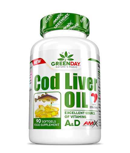 AMIX Greenday Cod Liver Oil / 90 Soft.