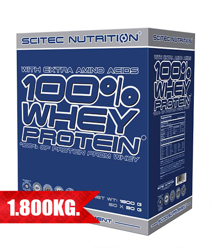 SCITEC 100% Whey Protein Box / 60 Serv. 1.800