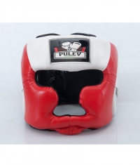 PULEV SPORT Headguard Cheek Protect / Red-White