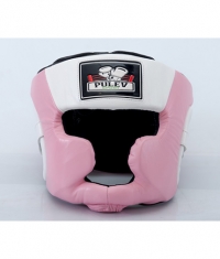 PULEV SPORT Headguard Cheek Protect / Pink-White