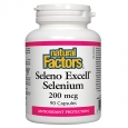 NATURAL FACTORS Seleno Excell 200 mcg x 90 caps.