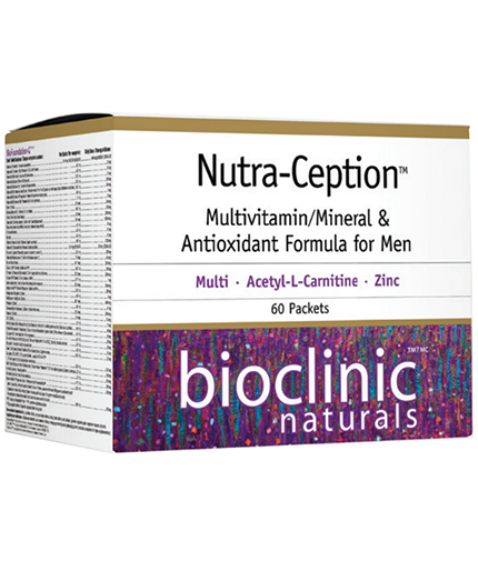 Bioclinic Naturals Nutra-Ception Multivitamin/Mineral & Antioxidant Formula for Men / 60 Packs.