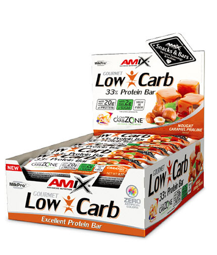 AMIX LOW-CARB 33% PROTEIN BAR / 15x60g. 0.900