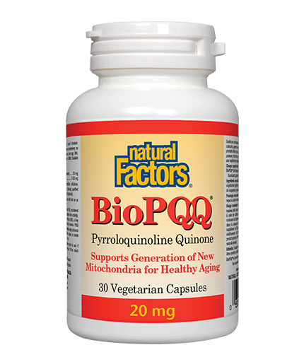 NATURAL FACTORS BioPQQ 20mg. / 30 Vcaps.