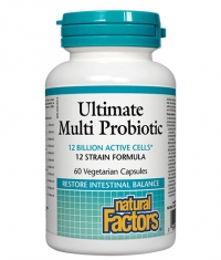 NATURAL FACTORS Ultimate Multi Probiotic / 60 Vcaps.
