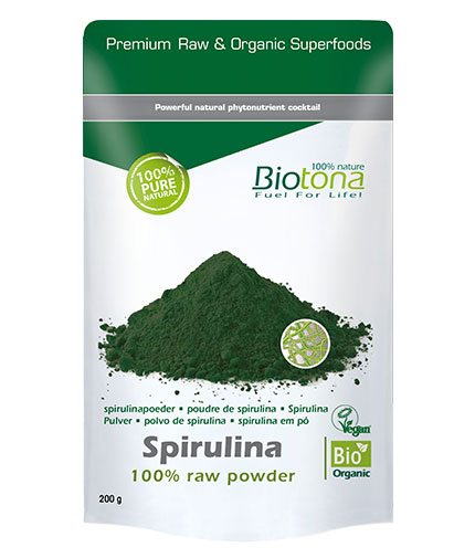 BIOTONA Spirulina 100% Raw Powder