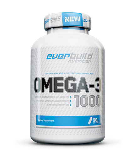 EVERBUILD Omega-3 Fish Oil / 90 Softgels