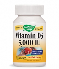 NATURES WAY Vitamin D3 5000 IU / 240 Soft.