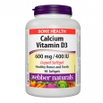 WEBBER NATURALS Calcium with Vitamin D3 / 90Caps.