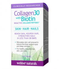 WEBBER NATURALS Collagen30 with Biotin / 120 Tabs.