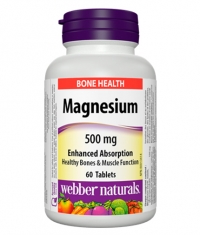 WEBBER NATURALS Magnesium 500mg / 60Tabs.