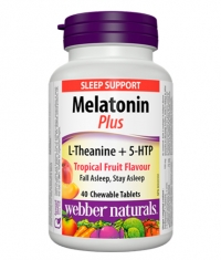 WEBBER NATURALS Melatonin Plus with L-Theanine + 5-HTP / 40ChewTabs.