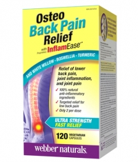 WEBBER NATURALS Osteo Back Pain Relief with InflamEase / 120Vcaps.