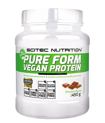 SCITEC Green Series Pure Form Vegan Protein / 450 gr. 0.450