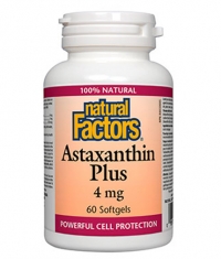 NATURAL FACTORS Astaxanthin Plus 4mg / 60 Soft.