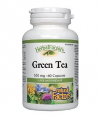 NATURAL FACTORS Green Tea 300mg. / 60 Caps.