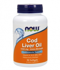 NOW Cod Liver Oil 1000mg / 90Softgels.