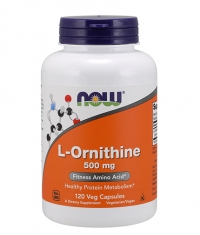 NOW L-Ornithine 500 mg / 120 Vcaps