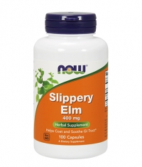 NOW Slippery Elm 400mg / 100Caps.