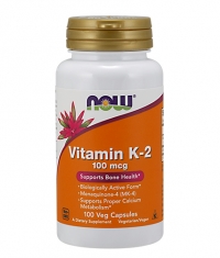 NOW Vitamin K-2 / 100mcg / 100Vcaps.