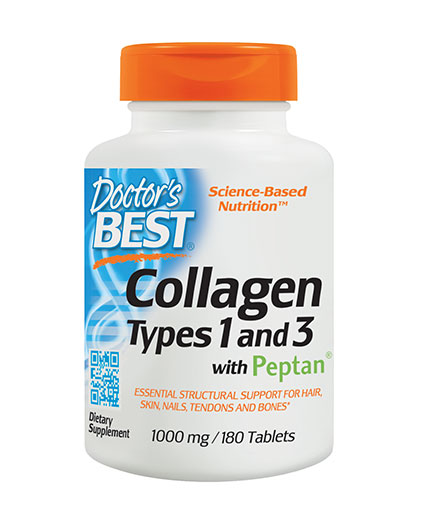 DOCTOR'S BEST Collagen Types 1 & 3 1000mg. / 180 Tabs.
