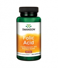 SWANSON Folic Acid 800mcg. / 250 Caps.