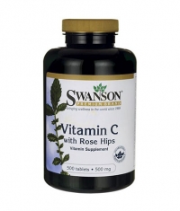 SWANSON Vitamin C with Rose Hips 500mg. / 500 Tabs.