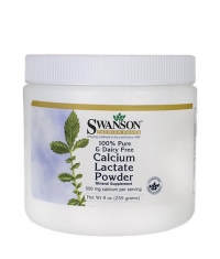 SWANSON 100% Pure & Dairy Free Calcium Lactate Powder 550mg