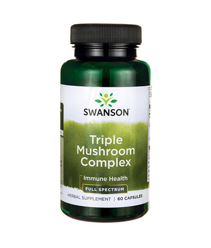 SWANSON Triple Mushroom Complex / 60 Caps