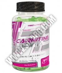 TREC NUTRITION L-carnitine + Green Tea 90 Caps.