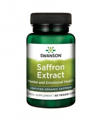 SWANSON Saffron Extract - Certified Organic Saffron 30mg. / 60 Vcaps
