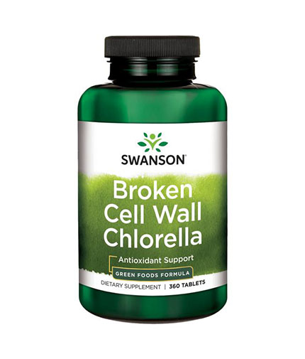 SWANSON Broken Cell Wall Chlorella 500mg. / 360 Caps
