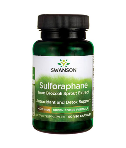 SWANSON Sulforaphane from Broccoli Sprout Extract 400mcg. / 60 Vcaps