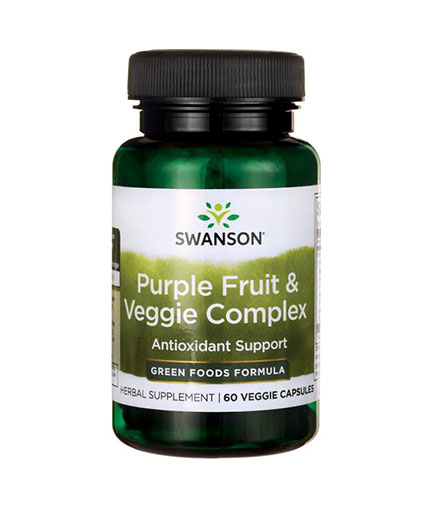 SWANSON Purple Fruit & Veggie Complex 400mg. / 60 Vcaps