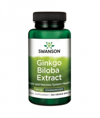 SWANSON Ginkgo Biloba Extract - Standardized 120mg. / 100 Vcaps