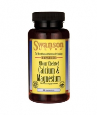 SWANSON Albion Chelated Calcium & Magnesium Glycinate / 60 Caps