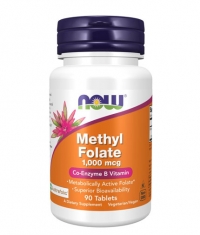 NOW Methyl Folate 1,000 mcg (5-MTHF) / 90 Tabs