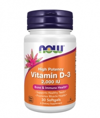 NOW Vitamin D-3 / 2000 IU / 30 Softgels