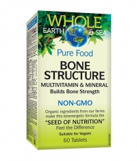 NATURAL FACTORS Whole Earth & Sea Bone structure / 60 Tabs