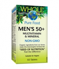 NATURAL FACTORS Whole Earth & Sea Men's 50+ / 60 Tabs