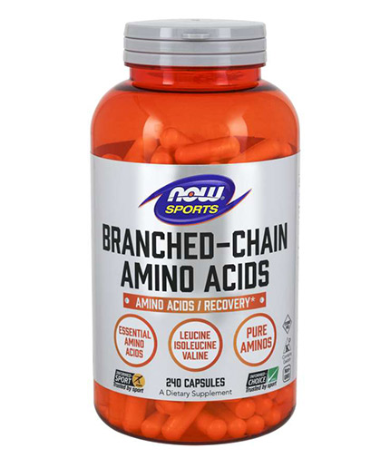 NOW Branched Chain Amino Acid /BCAA/ 240 Caps.