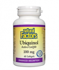 NATURAL FACTORS Ubiquinol Active CoQ10 100mg / 60 Softg
