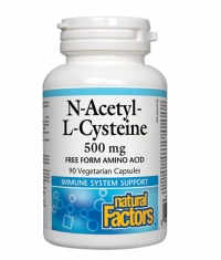 NATURAL FACTORS N-Acetyl L-Cysteine 500mg / 90 Vcaps