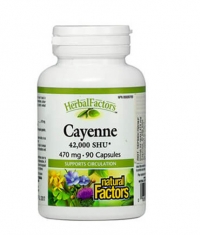 NATURAL FACTORS Cayenne 470mg / 90 Caps